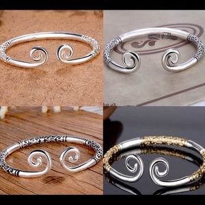 Silver bangles